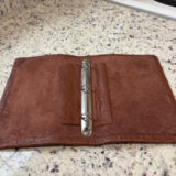 Textured Lambskin Half-Size Binder - Image 4